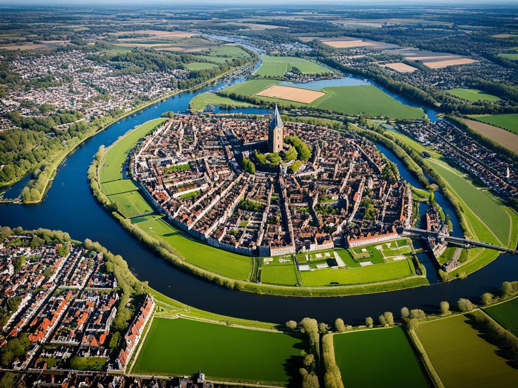 Die befestigte Stadt Naarden im Kontext der Niederlande