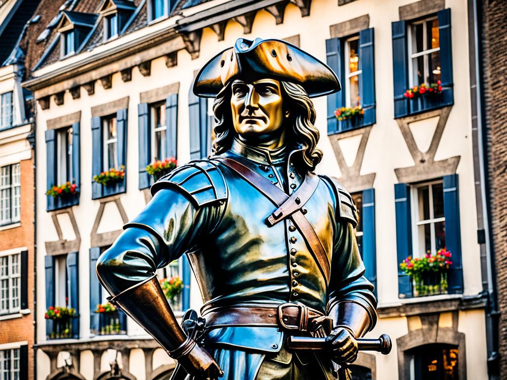 Statue von D'Artagnan in Maastricht
